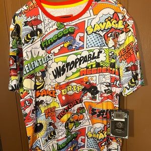 Heritage America cartoon heavy t-shirt